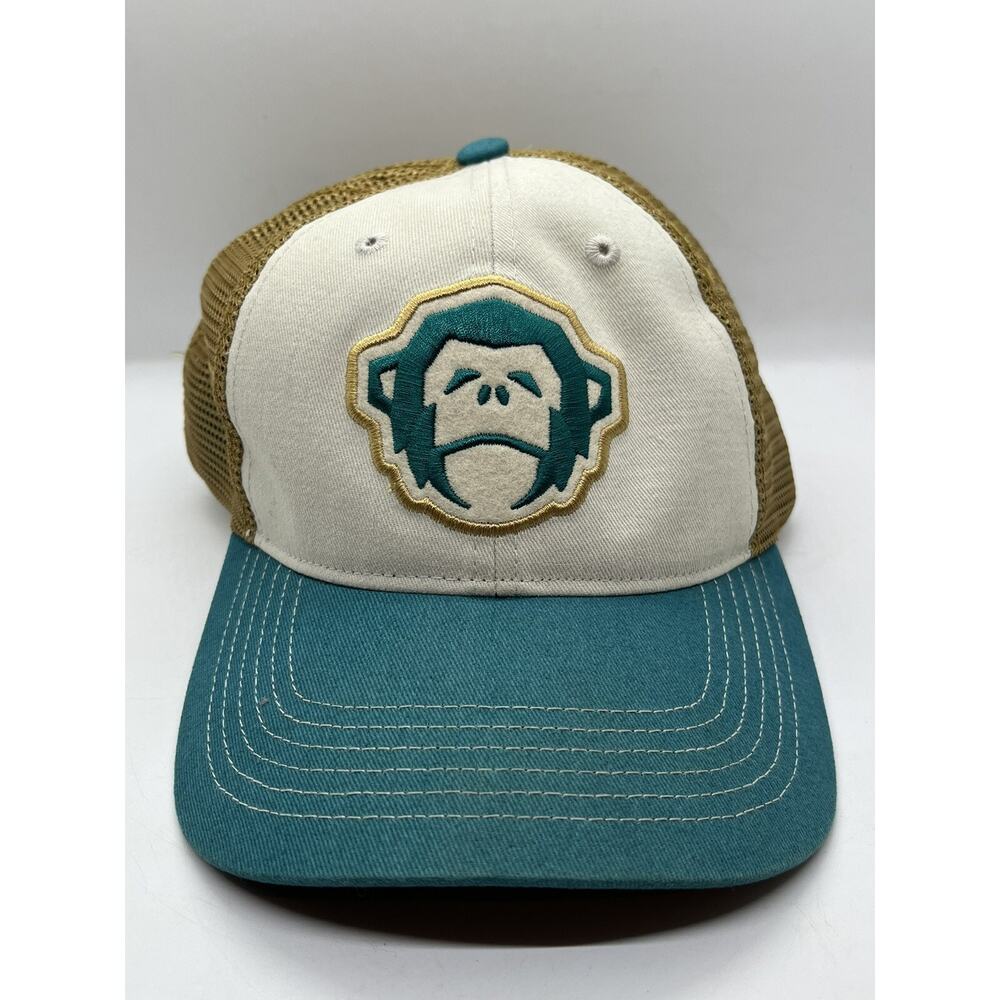 Trucker Style Howler Bros Snapback Mesh Cap Hat El Mono Stone Teal Old Gold